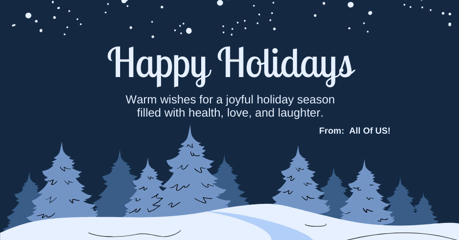 Happy Holidays Chester